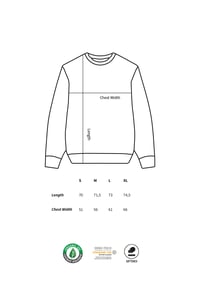 Image 4 of Panta tha anthizw Crewneck: Baby Blue