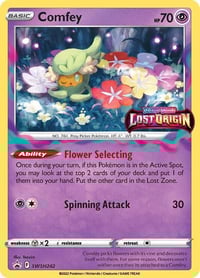 Comfey - SWSH242 (Prerelease) - SWSH: Sword & Shield Promo Cards- Near Mint