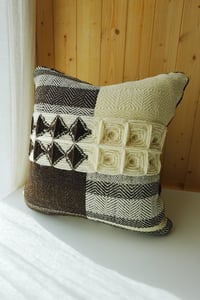 Image 2 of Woven Wall Hanging Textile Artwork Naturally Dyed Madder Red | No.1