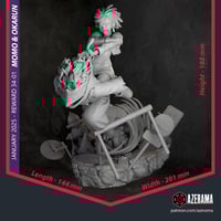 Image 3 of 3D Printed Okarun & Momo Figurine – DanDaDan Fan Model (Pre-Sanded, Unpainted & Unassembled)