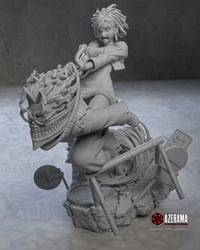 Image 4 of 3D Printed Okarun & Momo Figurine – DanDaDan Fan Model (Pre-Sanded, Unpainted & Unassembled)