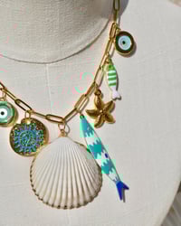 Image 2 of Tide Trinket Charm Necklace
