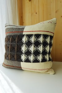 Image 1 of Waffle Woven Cushion | Sustainable British Wool Pillow