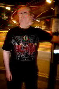 Image 25 of Vintage AC DC T shirts, upcycled, hand custom rhinestoned logos