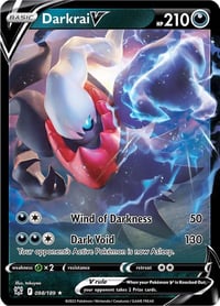 Darkrai V - SWSH10: Astral Radiance - Near Mint