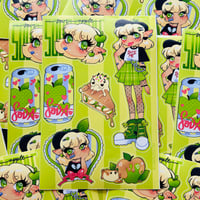 Image 2 of Original: Sour Apple Sticker Sheets