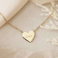 Image 1 of Chosen - Child of God Heart Necklace 🤍