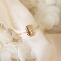 Image 2 of Oval Engraved Cross Ring 🕊️