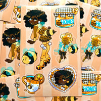 Image 2 of Original: Sweet Bee Sticker Sheets