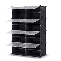 Shoe Storage - 32 Pair Shoe Rack Organizer for Shoe Cabinet with Door