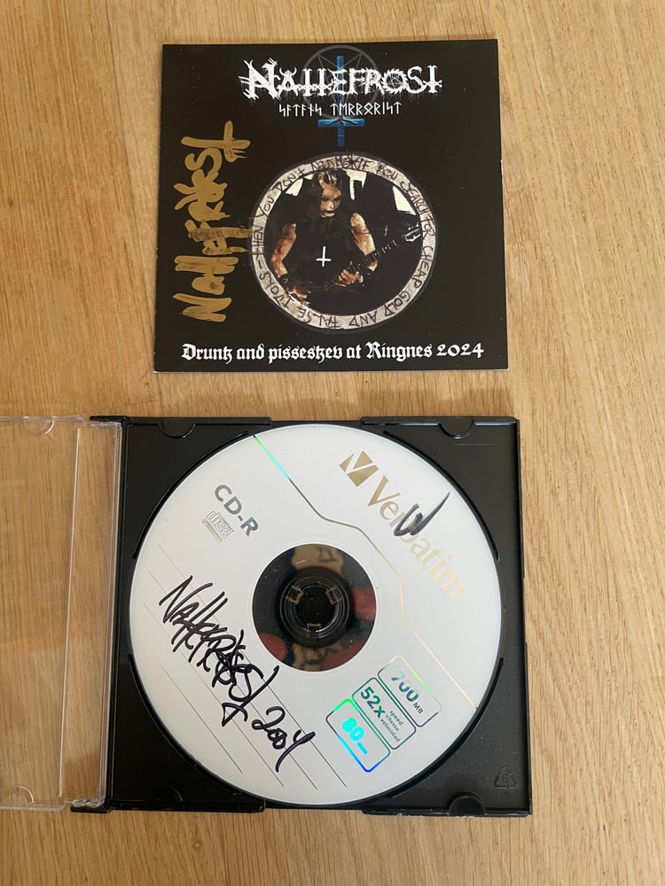 Image of Nattefrost rare demo CD-R Signed