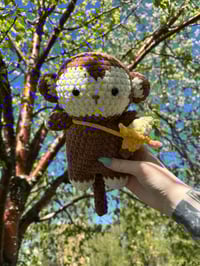 Image 1 of Monkey Crochet Plush