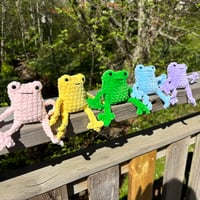 Image 1 of Frog Crochet Plush