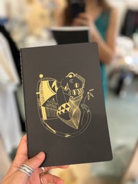 Image 1 of The Kiss: Notebook Black