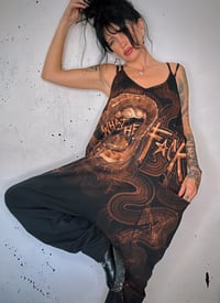 Image 3 of “WHAT THE F*CK” CUSTOM BLEACH PAINTED OVERSIZED JUMPER LARGE