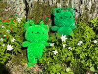 Image 1 of Alien Cat Crochet Plushes