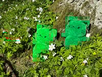 Image 2 of Alien Cat Crochet Plushes