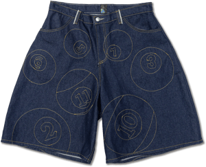 8 Ball Shorts (Blue Denim)