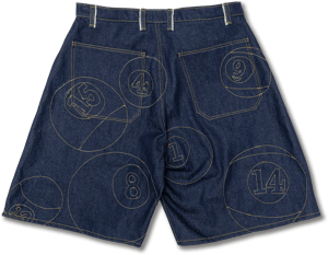 8 Ball Shorts (Blue Denim)