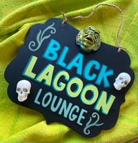Black Lagoon Lounge #6 - Hand painted sign