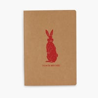 Follow the White Rabbit: Notebook Craft
