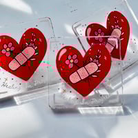 Image 1 of Healing In Progress Acrylic Pins
