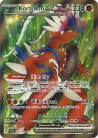 Koraidon ex - 231/198 - SV01: Scarlet & Violet Base Set- Near Mint