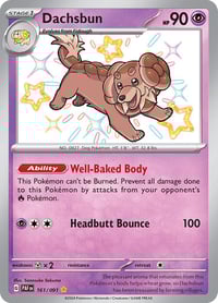 Dachsbun - 161/091 - SV: Paldean Fates  Near Mint