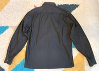 Image 6 of Agnes B Homme black button down shirt, made in France, size 38 (fits L)