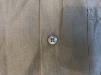 Image 4 of Agnes B Homme black button down shirt, made in France, size 38 (fits L)