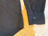 Image 5 of Agnes B Homme black button down shirt, made in France, size 38 (fits L)