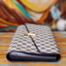Image of Vtg. Gucci Blue Monogram Equestrian Clutch 