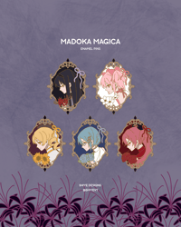 Puella Magi Madoka Magica Enamel Pins