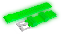 Image 1 of Vortex Fully Lumed Diving Watch Strap / Proprietary 2.5mm fat quick release spring-bars.