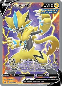Zeraora V (Full Art) - SWSH06: Chilling Reign Near Mint