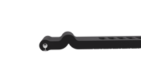Image 3 of Vortex Black Diving Watch Strap / Proprietary 2.5mm fat quick release spring-bars.