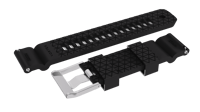 Image 2 of Vortex Black Diving Watch Strap / Proprietary 2.5mm fat quick release spring-bars.