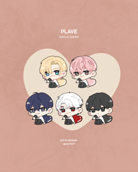 PLAVE Acrylic Charms