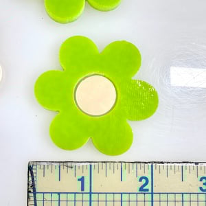 Image of 2" Fusible Glass Daisies-COE 90 (Bullseye Compatible)