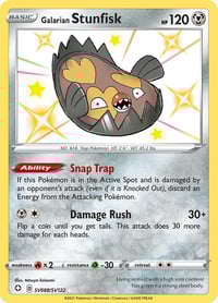 Galarian Stunfisk - Shining Fates: Shiny Vault- Lightly Played