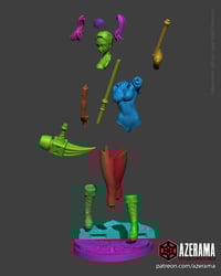 Image 5 of 3D Printed Diane Figure Kit (Seven Deadly Sins) — Unpainted Resin Model Kit | 1/7 Scale