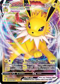 Jolteon VMAX - SWSH07: Evolving Skies- Near Mint