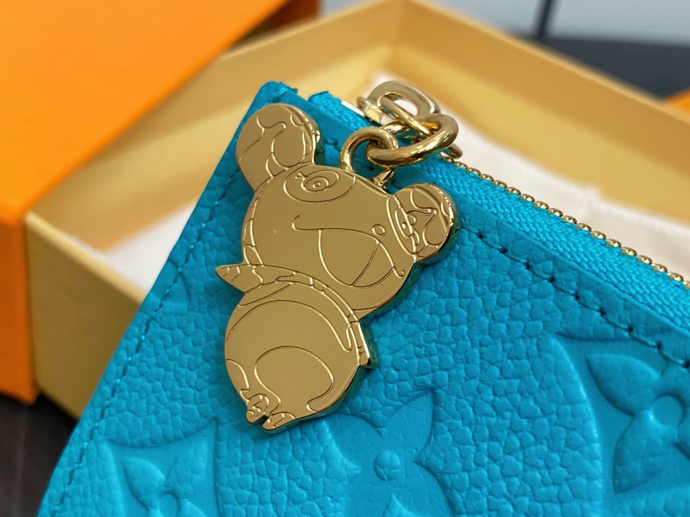 LV X TM Panda Tassle Fold Wallet