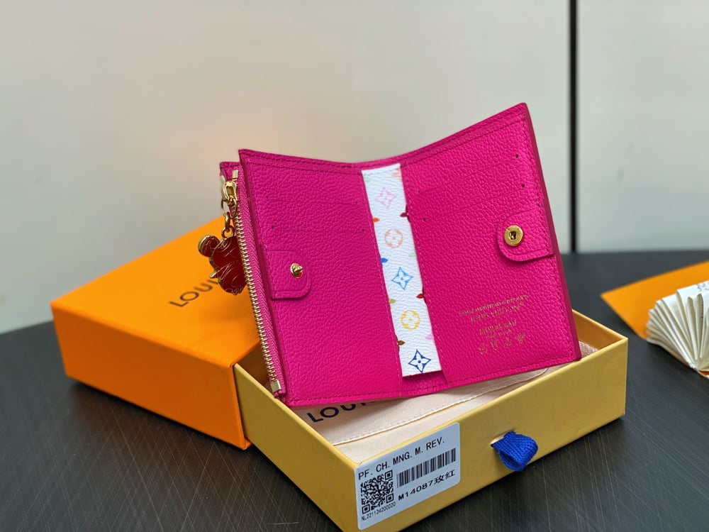LV X TM Panda Tassle Fold Wallet