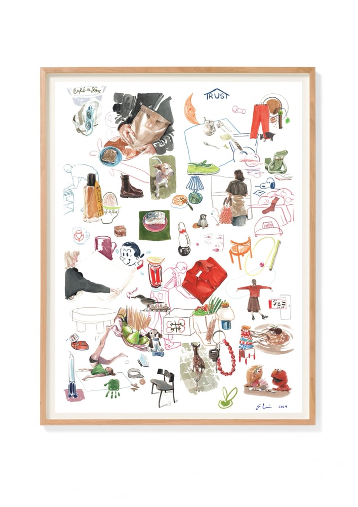 Image of 'Truly, Madly, Deeply' Limited Edition Art Print -Framed & Unframed Options