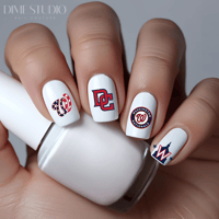 Image 1 of WASHINGTON NATIONALS BASEBALL NAIL DECALS 