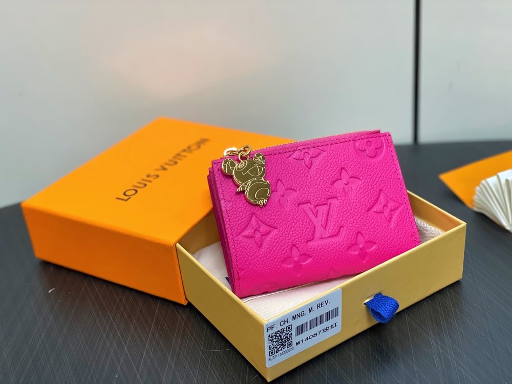 LV X TM Panda Tassle Fold Wallet