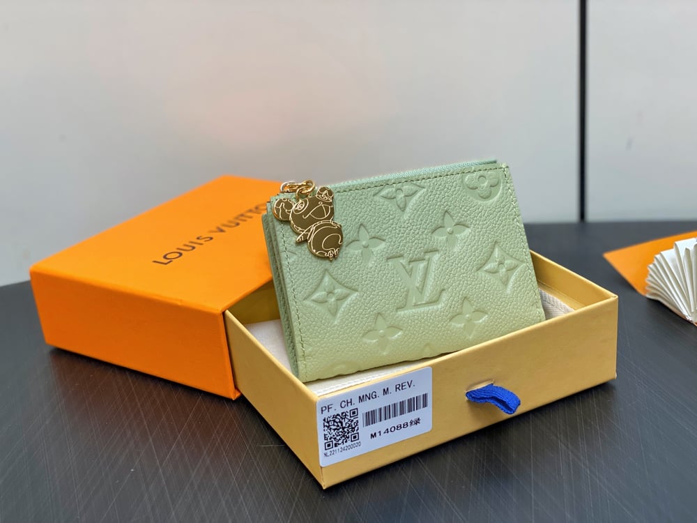 LV X TM Panda Tassle Fold Wallet