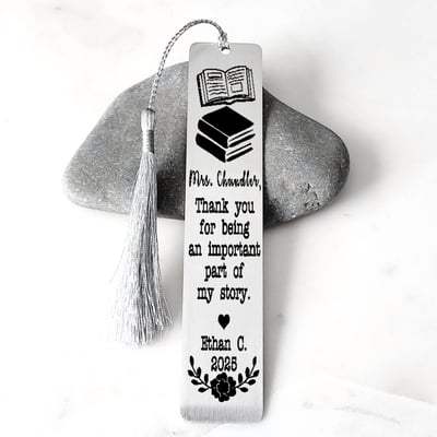 Image of Thank you for being Important part of my story. Librarian Bookmark Gifts .