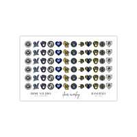 Image 2 of MILWAUKEE BREWERS BASEBALL NAIL DECALS 